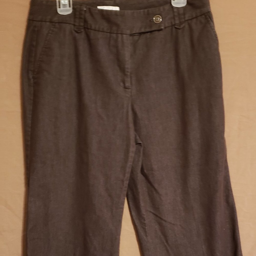 Dress Pants, Brown, Kim Rogers Petite, Size 12P